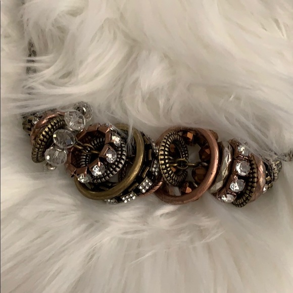 Bejeweled necklace with all sorts of bling! - Picture 2 of 3